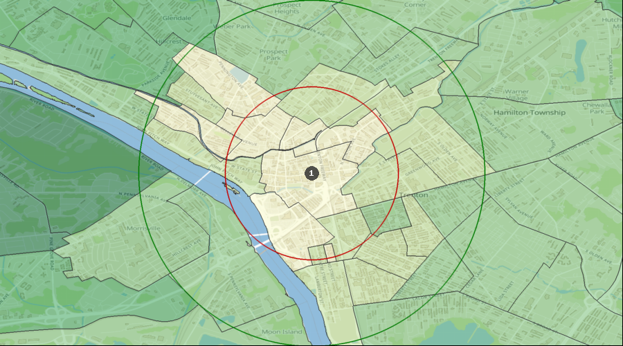 Trenton, New Jersey - Median Household Income